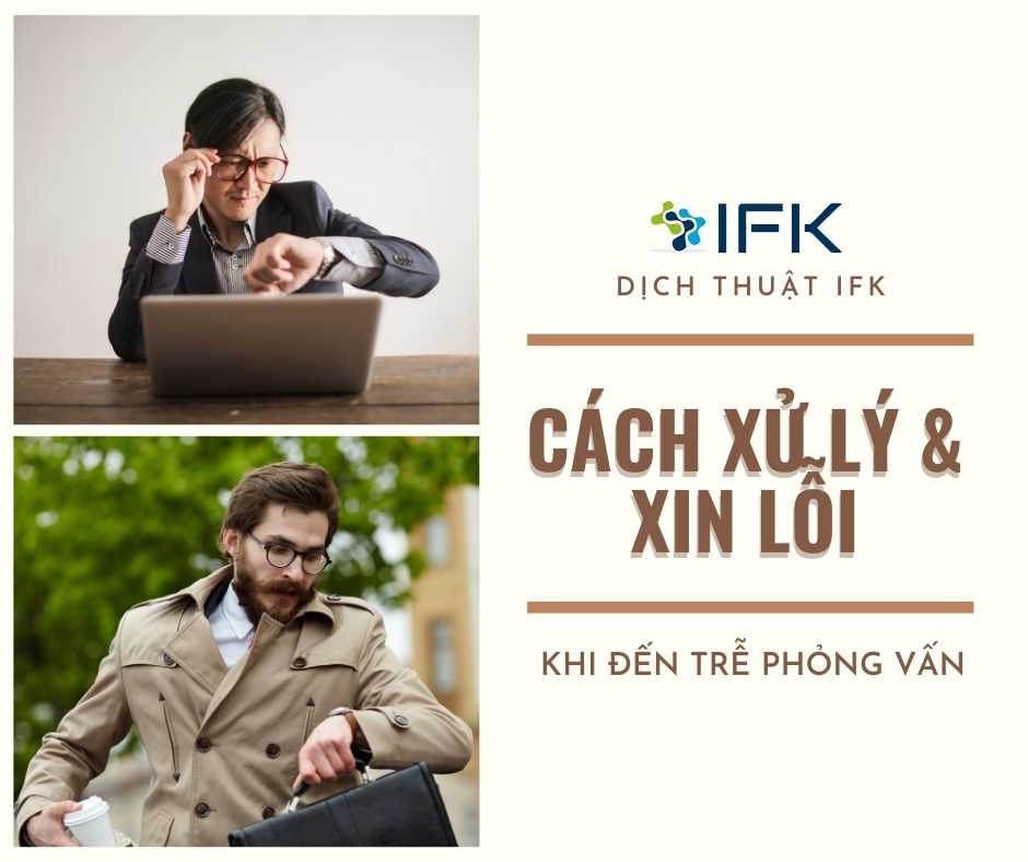 Cach xu ly & xin loi khi den tre phong van