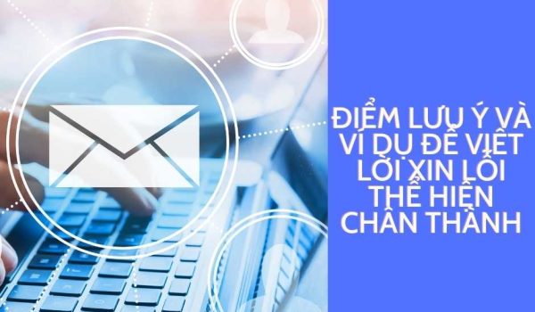 Diem luu y va vi du de viet loi xin loi the hien su chan thanh