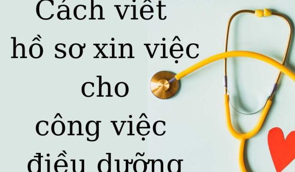 cach viet ho so xin viec cho cong viec dieu duong